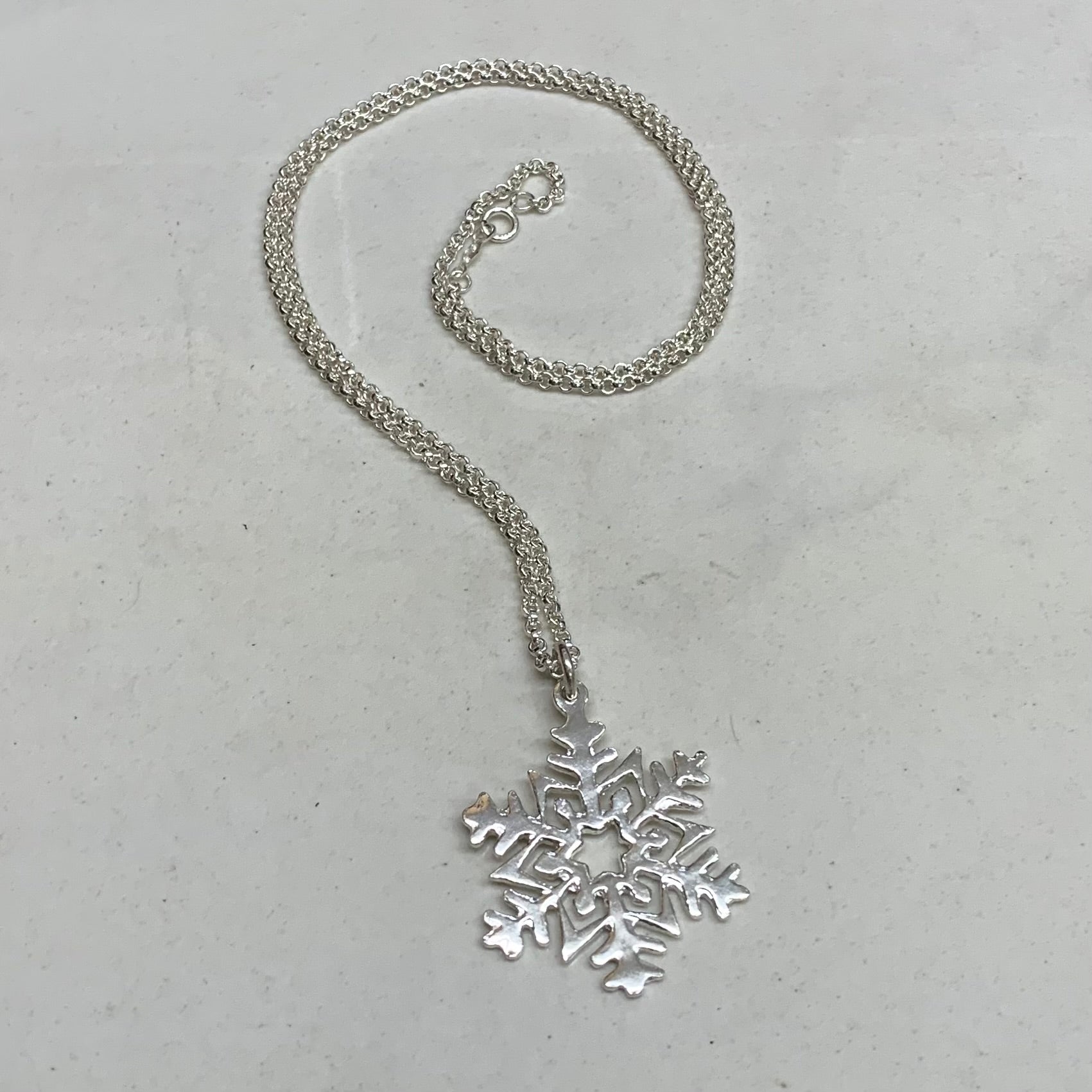 Snowflake necklace