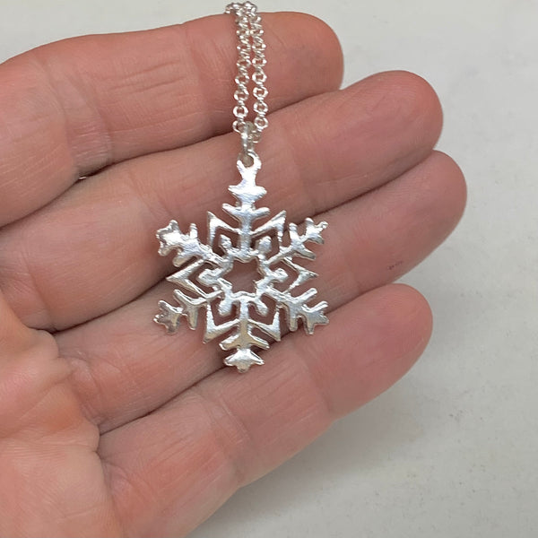 Snowflake necklace