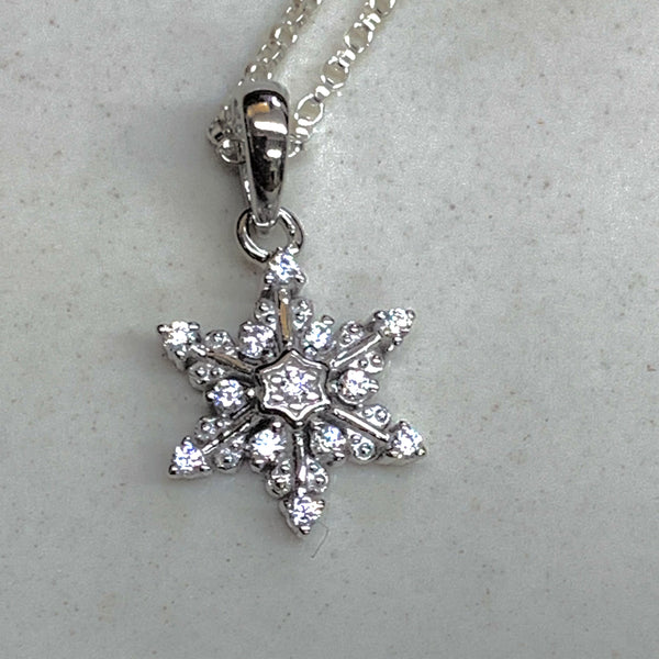 Crystal Snowflake necklace